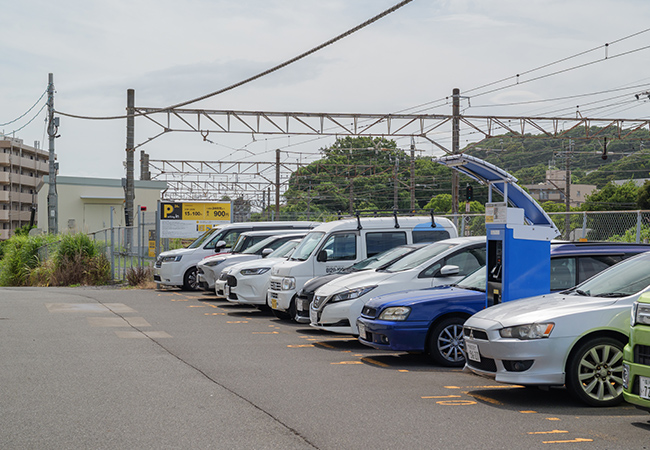 JR駐車場